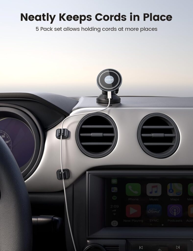 5Pack Cable Spring Holder Clips, Cord Organizer for Desk - Lamicall Adjustable Cord Wire Holder Keeper, Phone Charger Organizer Clips, Wire Cable Management for Nightstand Wall Car Office Desktop 5Pack Cable Spring Holder Clips, Cord Organizer for Desk - Lamicall Adjustable Cord Wire Holder Keeper, Phone Charger Organizer Clips, Wire Cable Management for Nightstand Wall Car Office Desktop