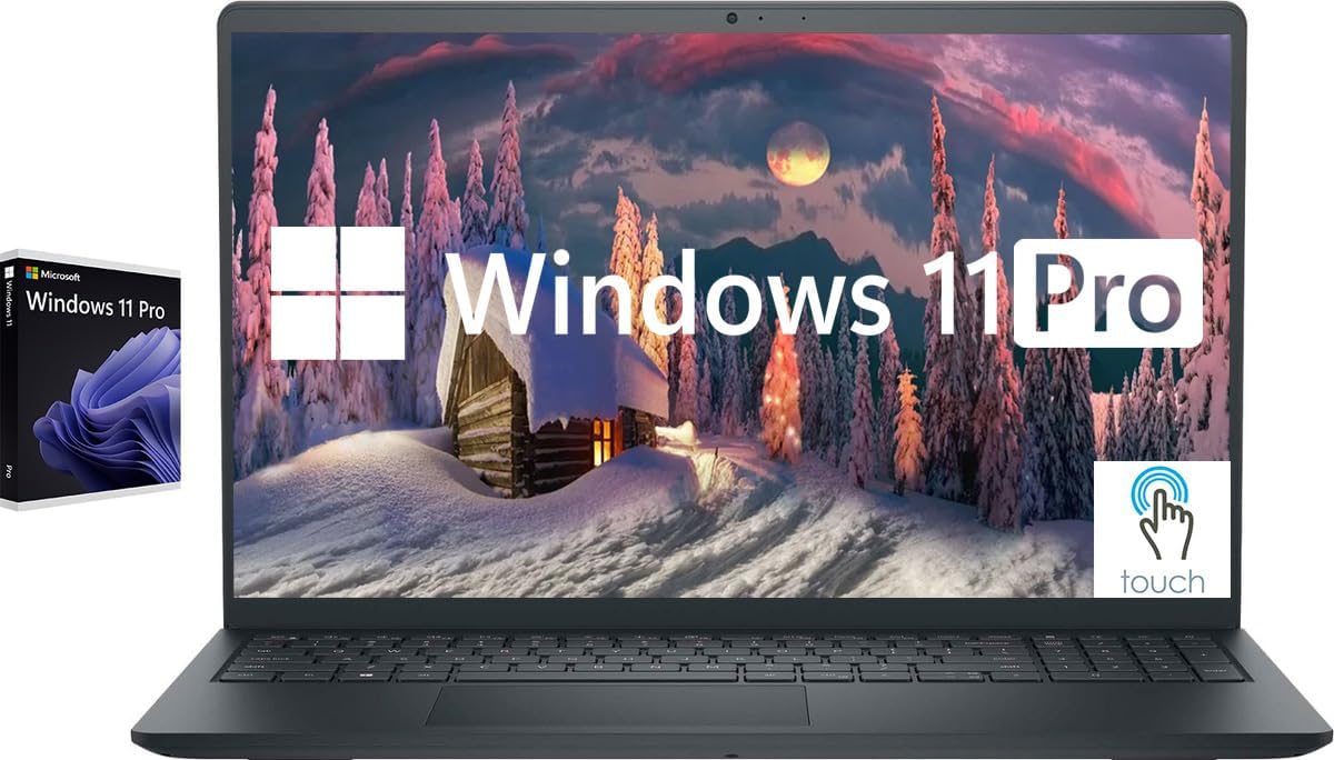 Dell Inspiron Touchscreen Laptop, 15.6 Business Student Laptop Computer, Windows 11 Pro Laptop 32GB RAM 1TB SSD, Intel i5-1155G7 Processor, Full HD IPS Display, Numeric Keypad, HDMI, Carbon Black Dell Inspiron Touchscreen Laptop, 15.6 Business Student Laptop Computer, Windows 11 Pro Laptop 32GB RAM 1TB SSD, Intel i5-1155G7 Processor, Full HD IPS Display, Numeric Keypad, HDMI, Carbon Black