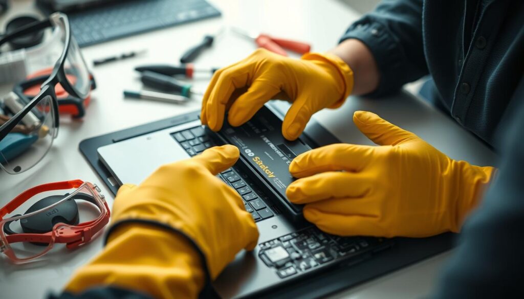 laptop battery replacement