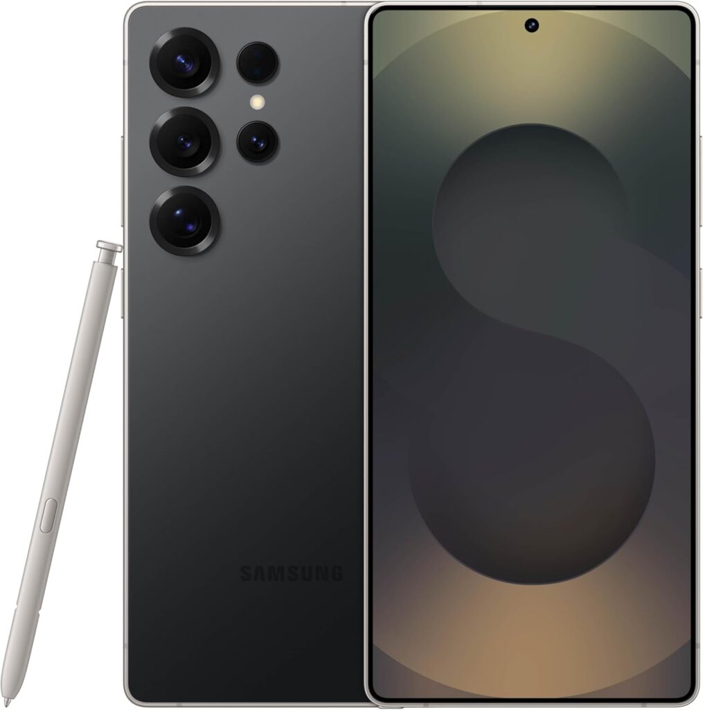 SAMSUNG Galaxy S25 Ultra Cell Phone + $80 Promotional Credit, 512GB, AI Smartphone, Unlocked Android, AI Camera, Fast Processor, Long Battery Life, 2025, Titanium Black SAMSUNG Galaxy S25 Ultra Cell Phone + $80 Promotional Credit, 512GB, AI Smartphone, Unlocked Android, AI Camera, Fast Processor, Long Battery Life, 2025, Titanium Black