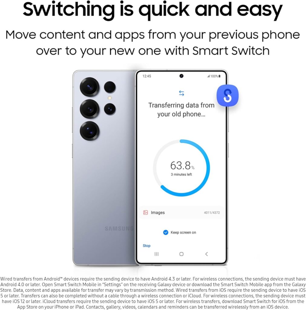 SAMSUNG Galaxy S25 Ultra Cell Phone + $80 Promotional Credit, 512GB, AI Smartphone, Unlocked Android, AI Camera, Fast Processor, Long Battery Life, 2025, Titanium Black SAMSUNG Galaxy S25 Ultra Cell Phone + $80 Promotional Credit, 512GB, AI Smartphone, Unlocked Android, AI Camera, Fast Processor, Long Battery Life, 2025, Titanium Black